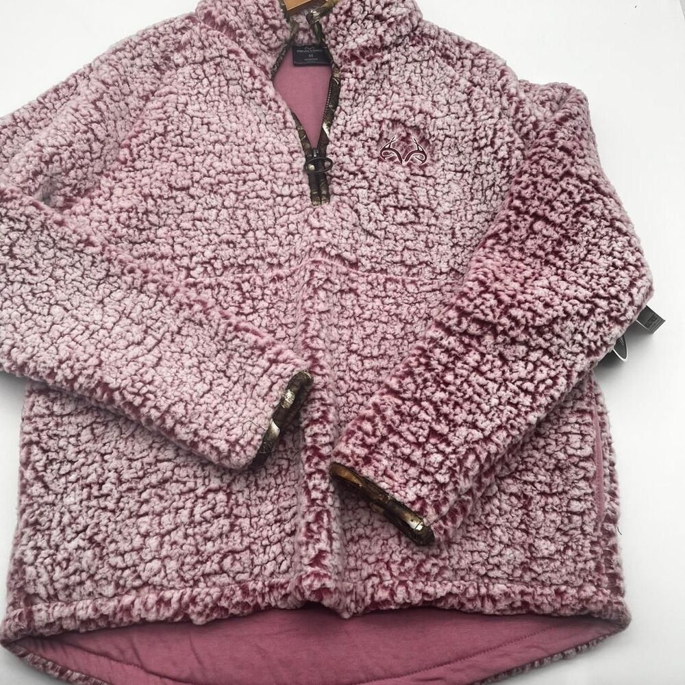 Realtree Women's Pink and Burgundy Sweatshirt